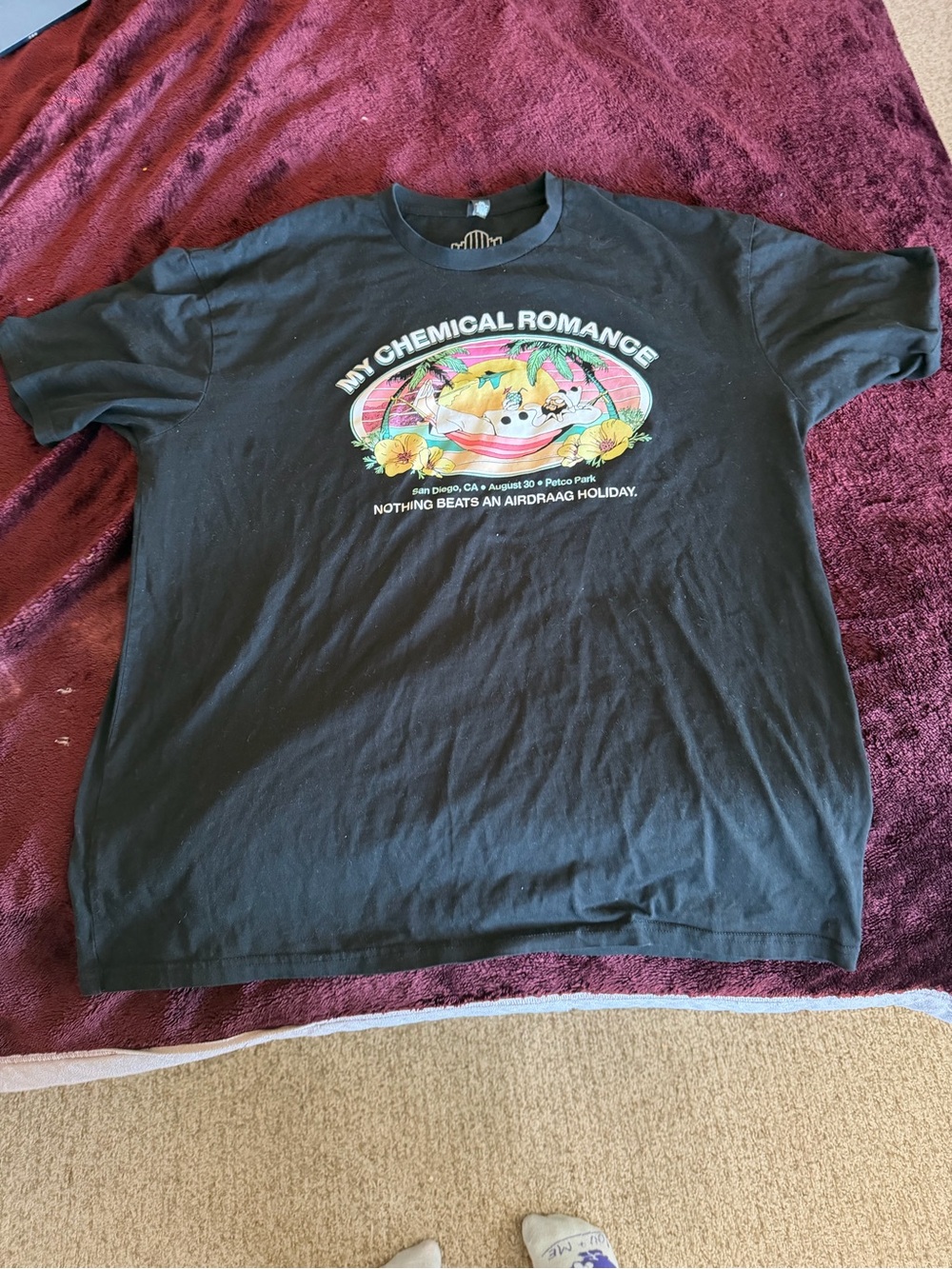 3XL My Chemical Romance San Diego Exclusive Draag Vacation Clown Shirt